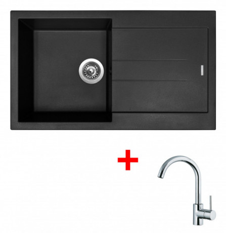 Sinks AMANDA 860 NANO Nanoblack+MIX 35